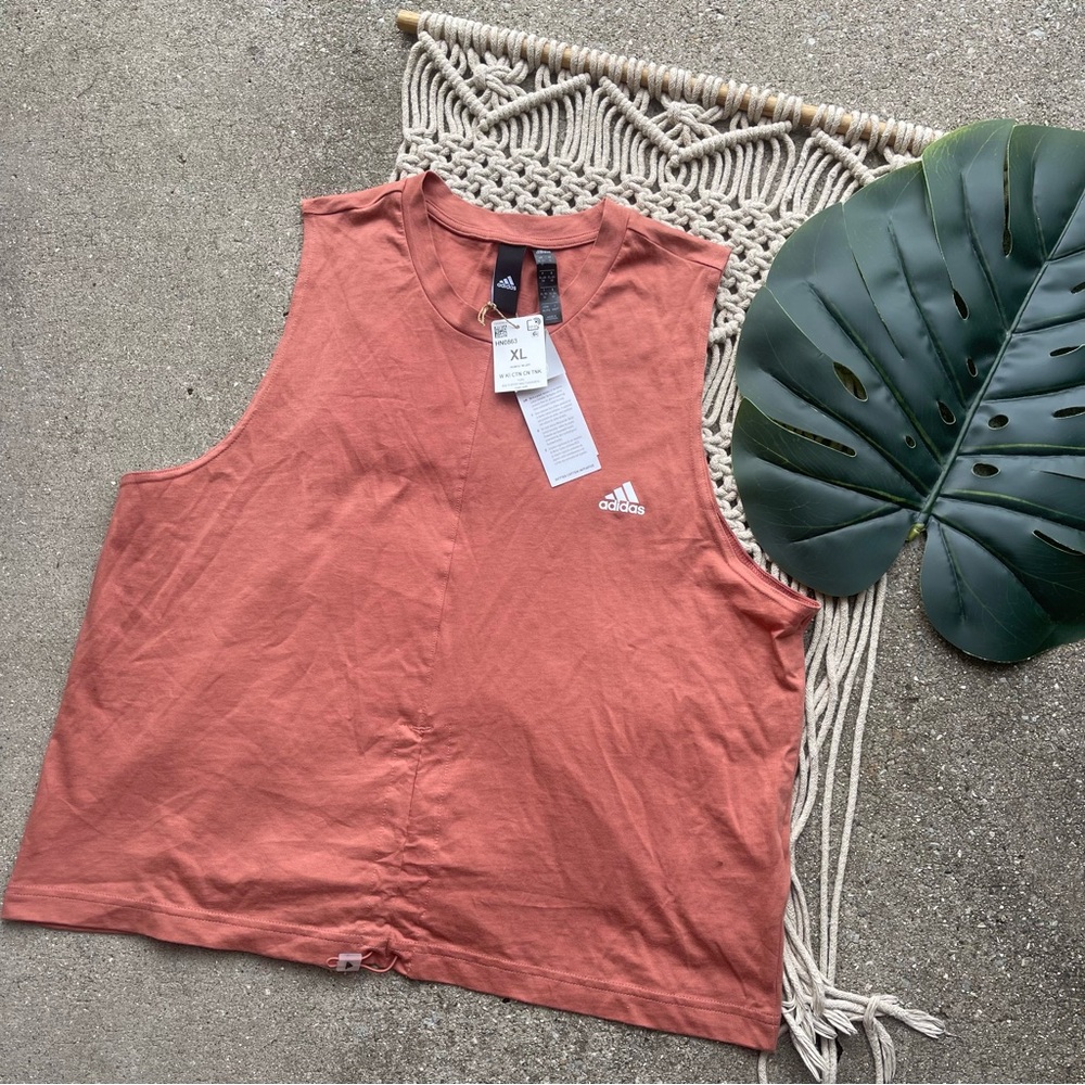 NWT Adidas Cropped Tank Top Size XL
